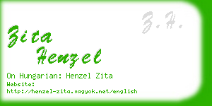 zita henzel business card